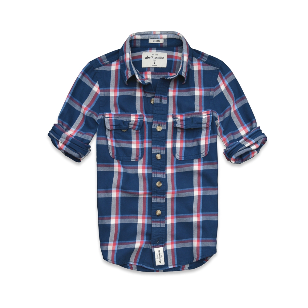 guys lake placid twill shirt