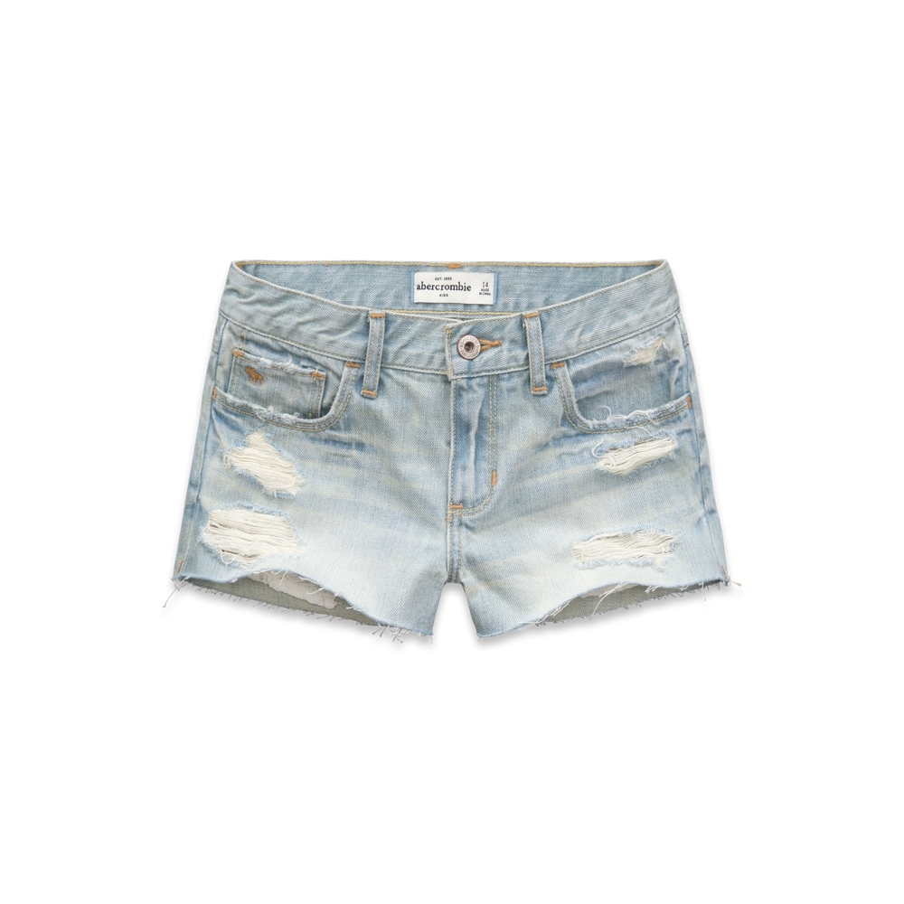 girls a&f high rise shorts