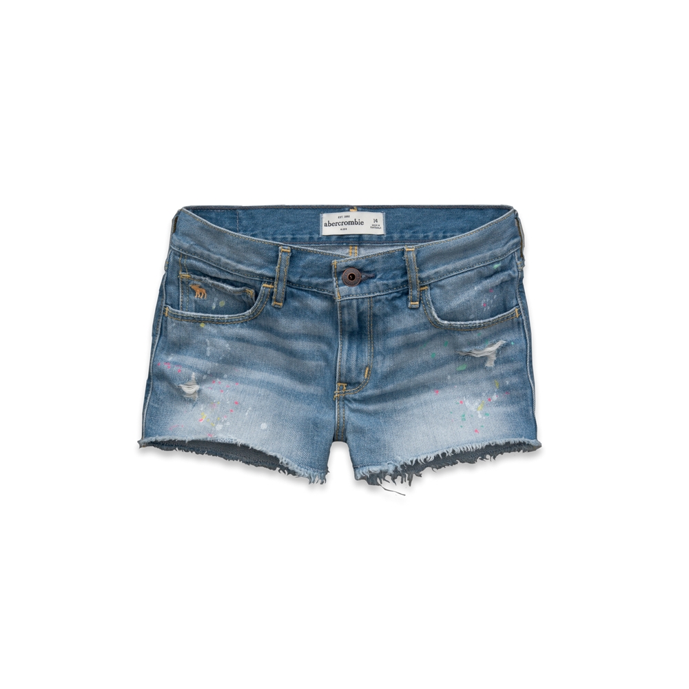 girls a&f high rise shorts