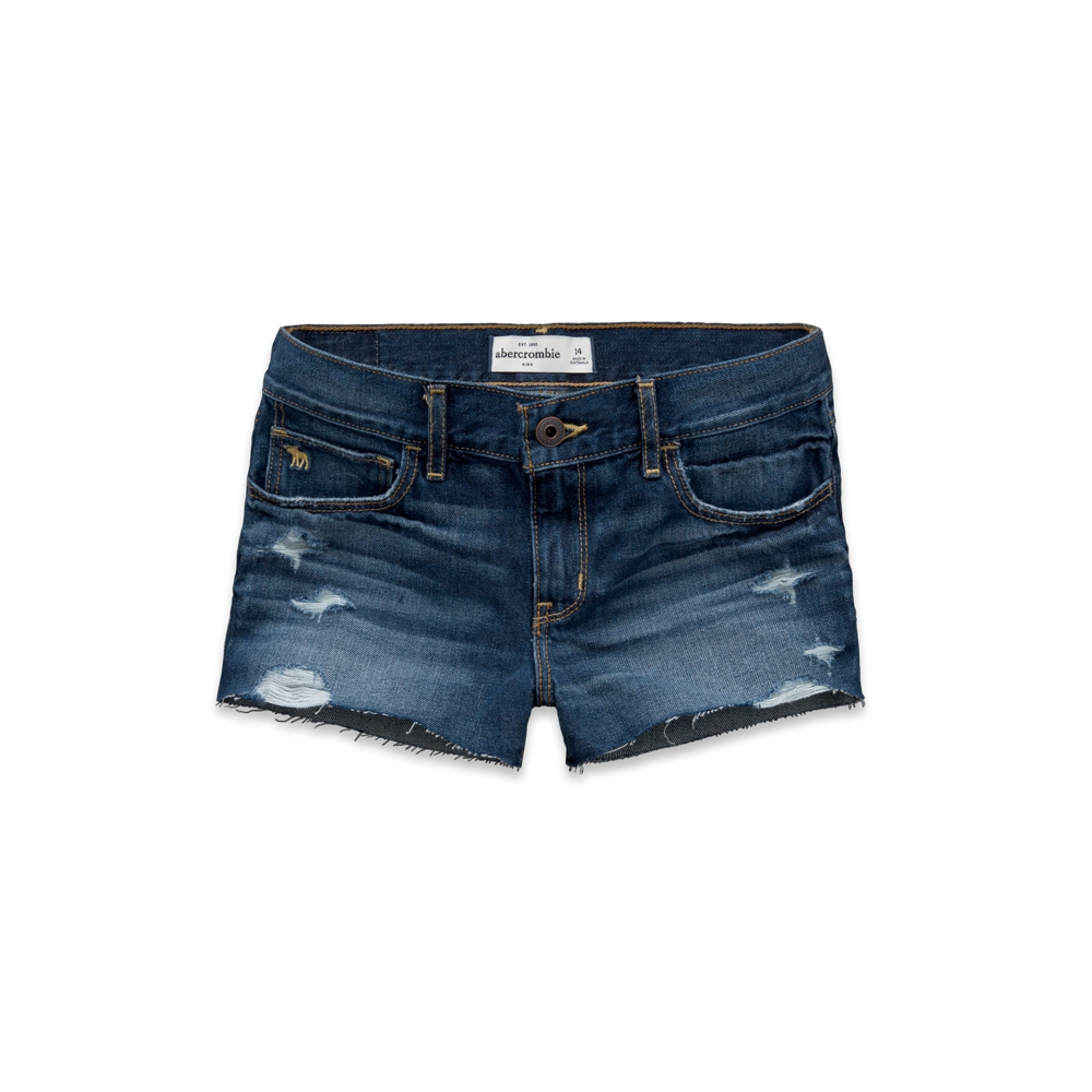 girls a&f high rise shorts