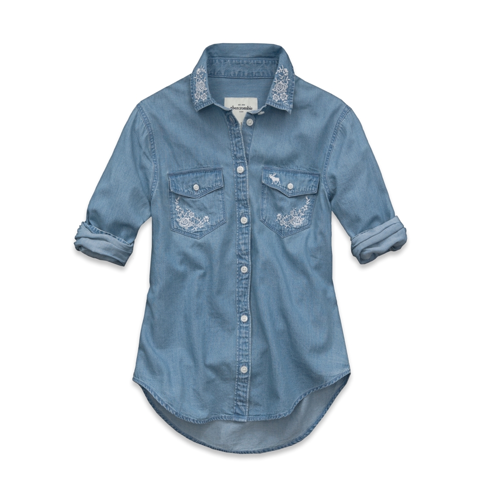 girls codie denim shirt
