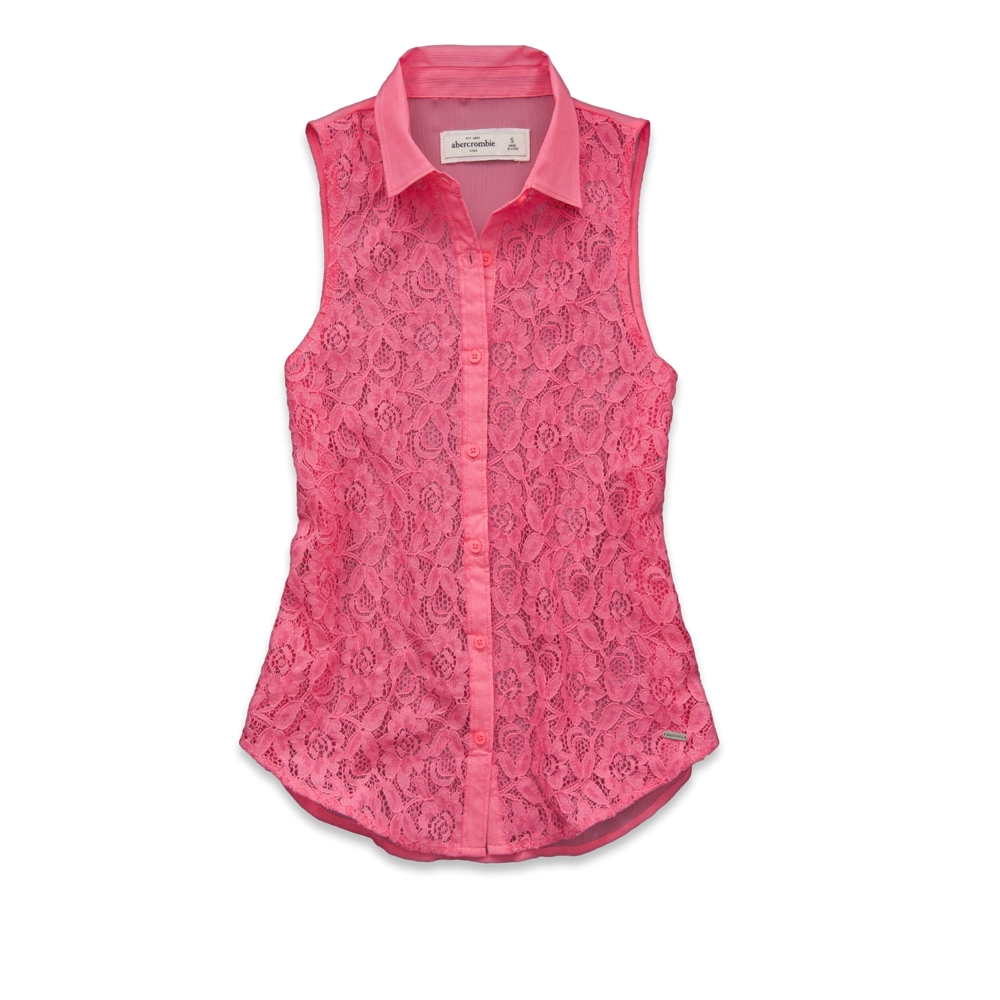 girls megan lace shirt