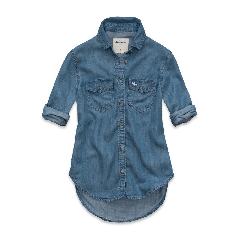 girls taylor denim shirt
