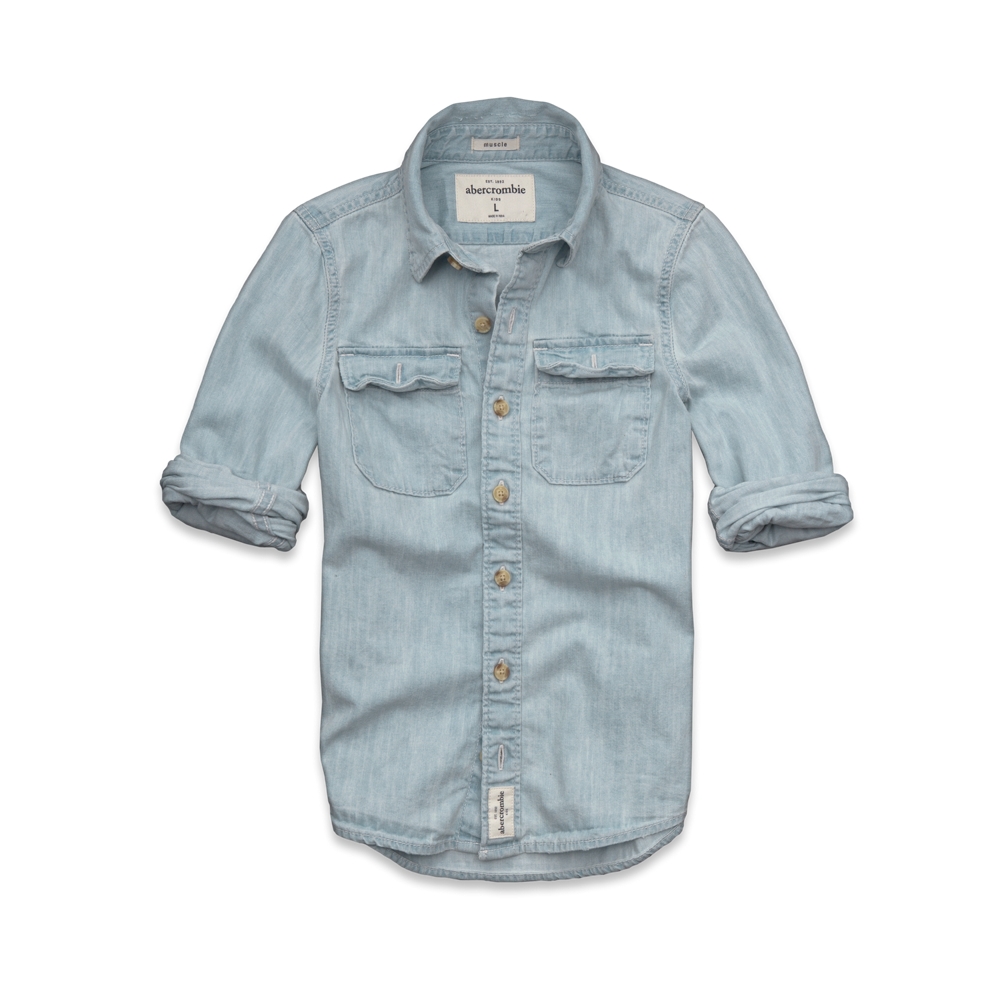 boys indian pass denim shirt