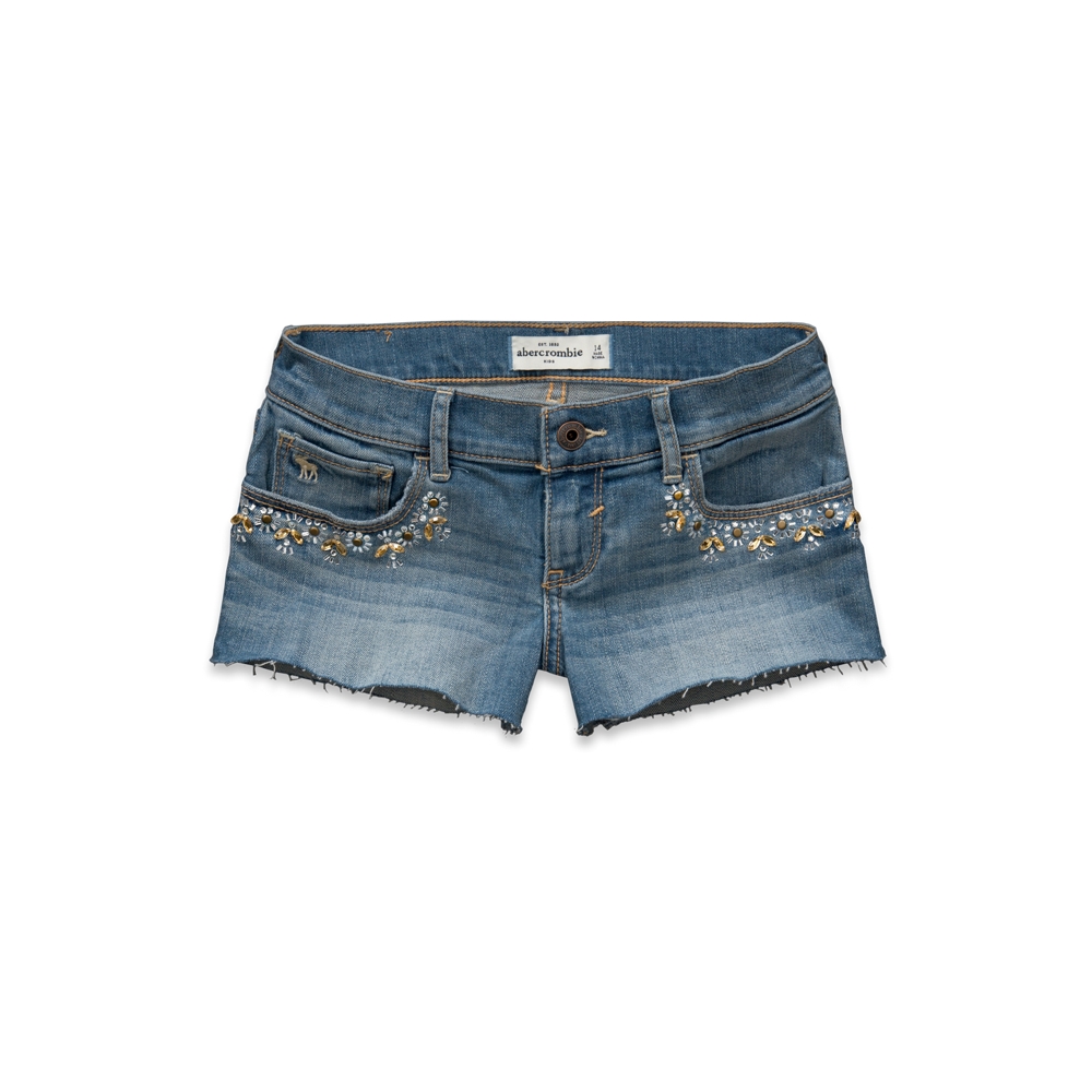 girls a&f low rise shorts