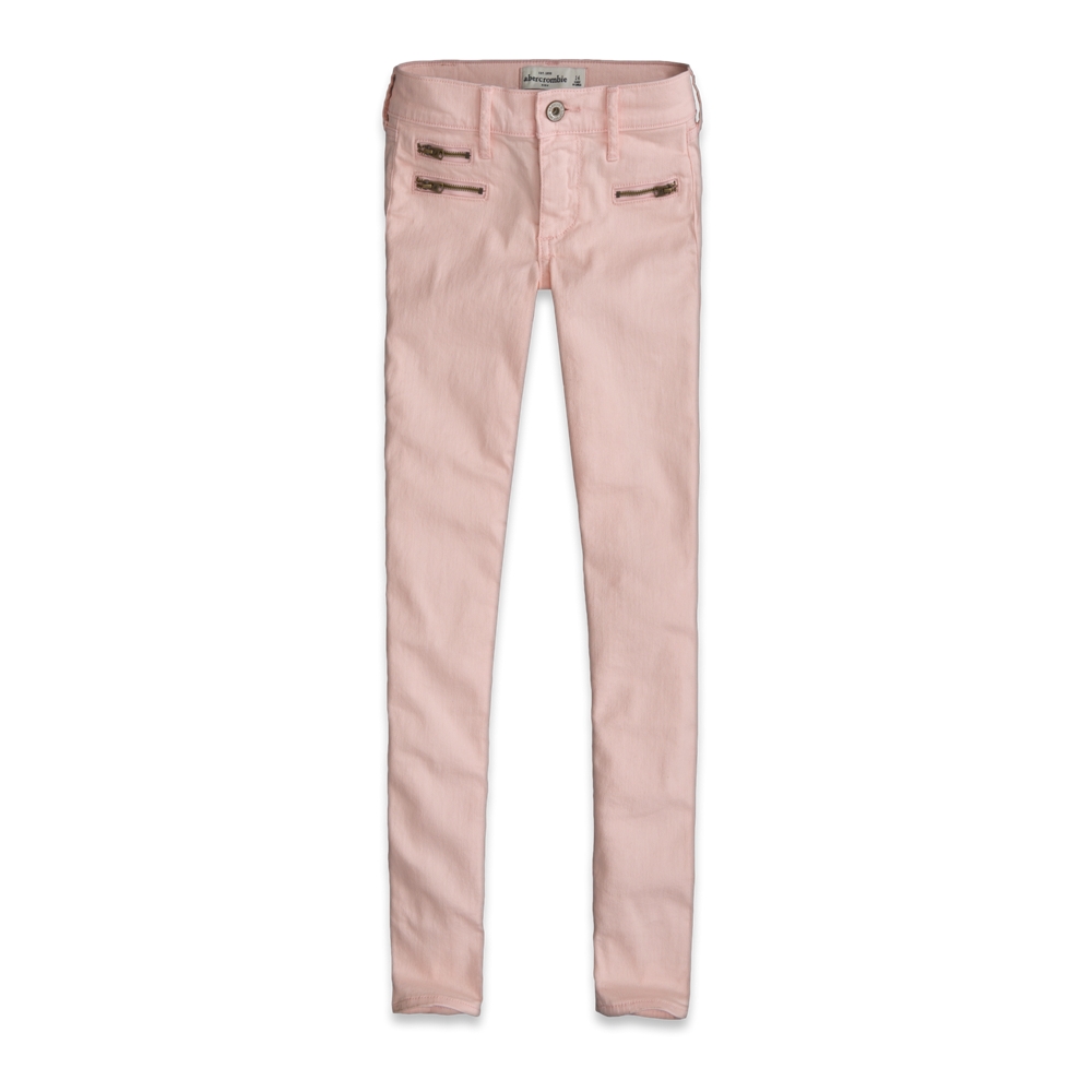 girls a&f super skinny ankle jeans