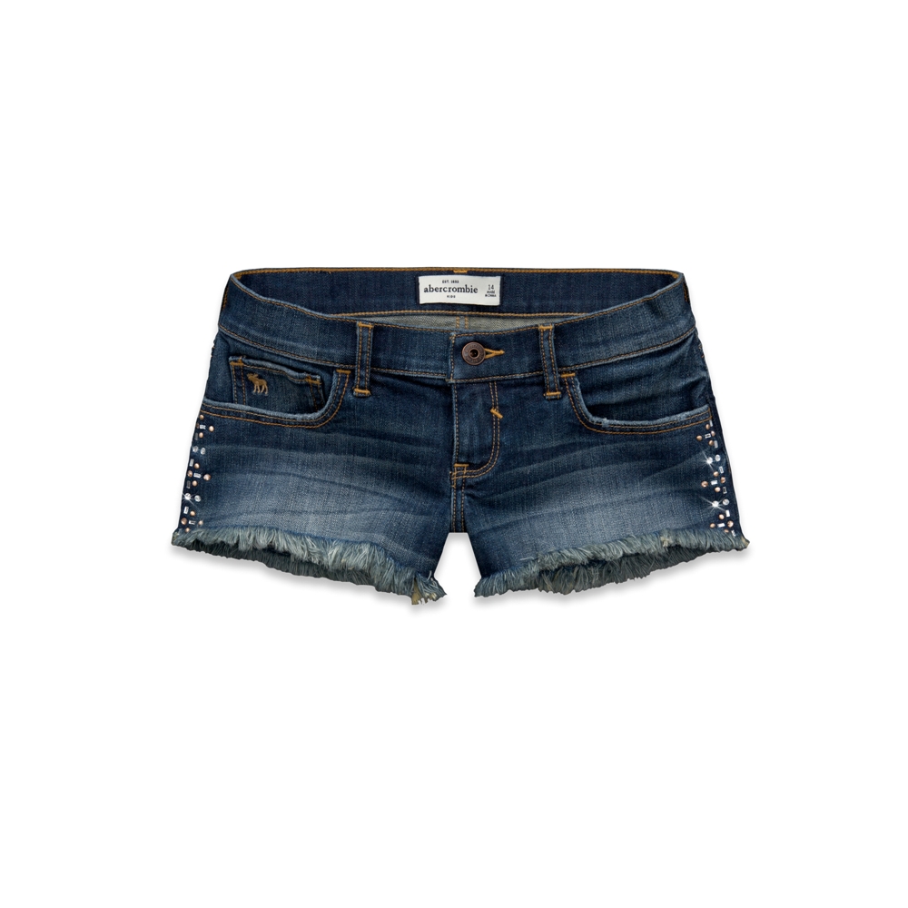 girls a&f low rise shorts