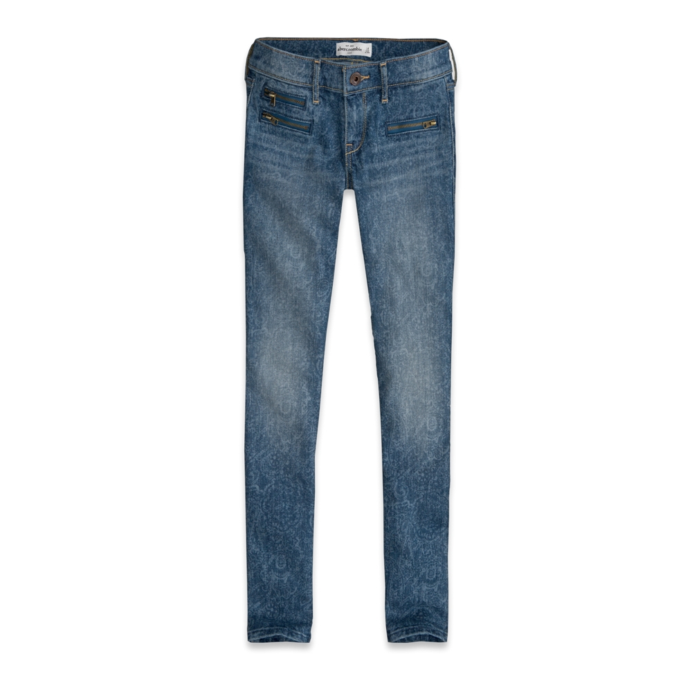girls a&f super skinny ankle jeans