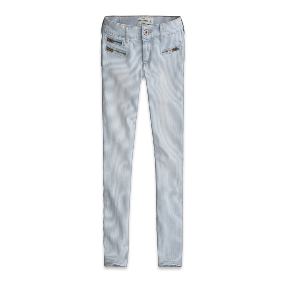 girls a&f super skinny ankle jeans