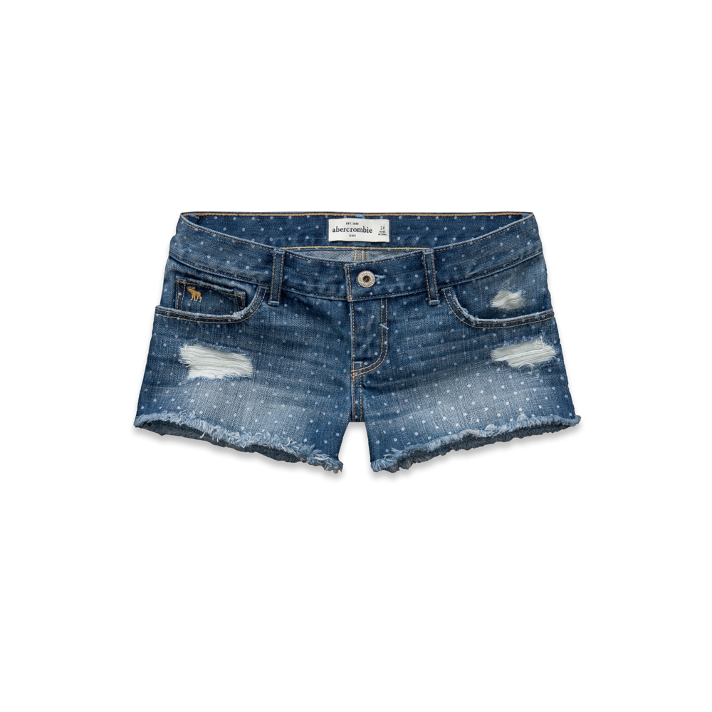 girls a&f low rise shorts