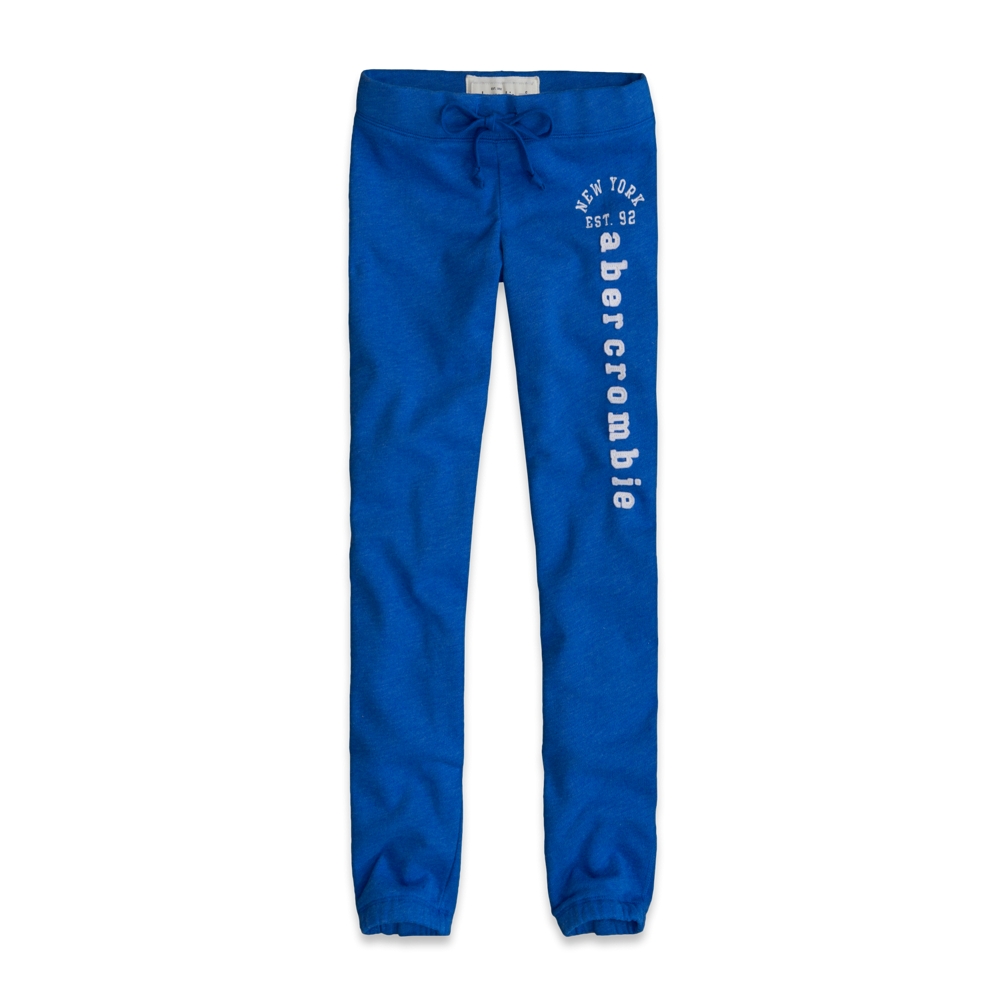 girls a&f classic banded sweatpants