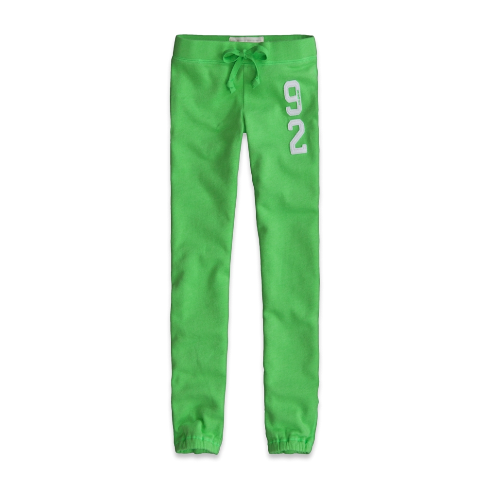 girls a&f classic banded sweatpants
