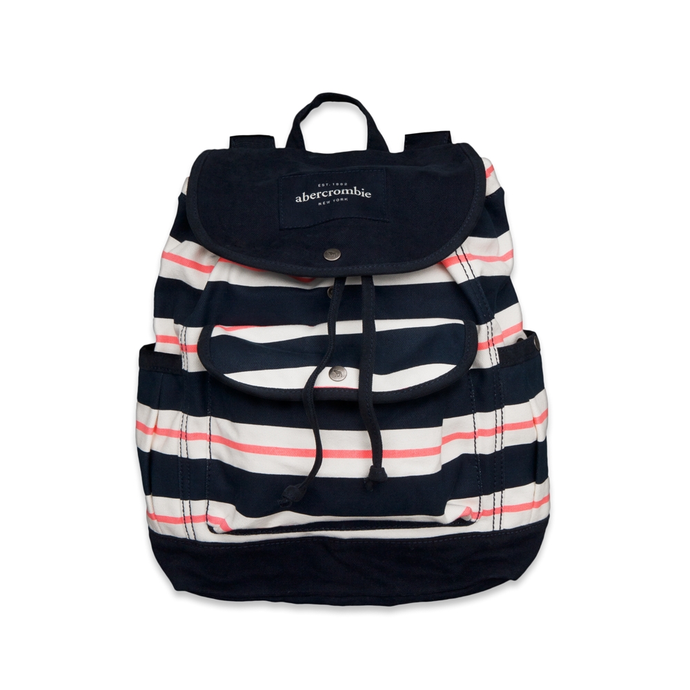 girls cute striped backpack