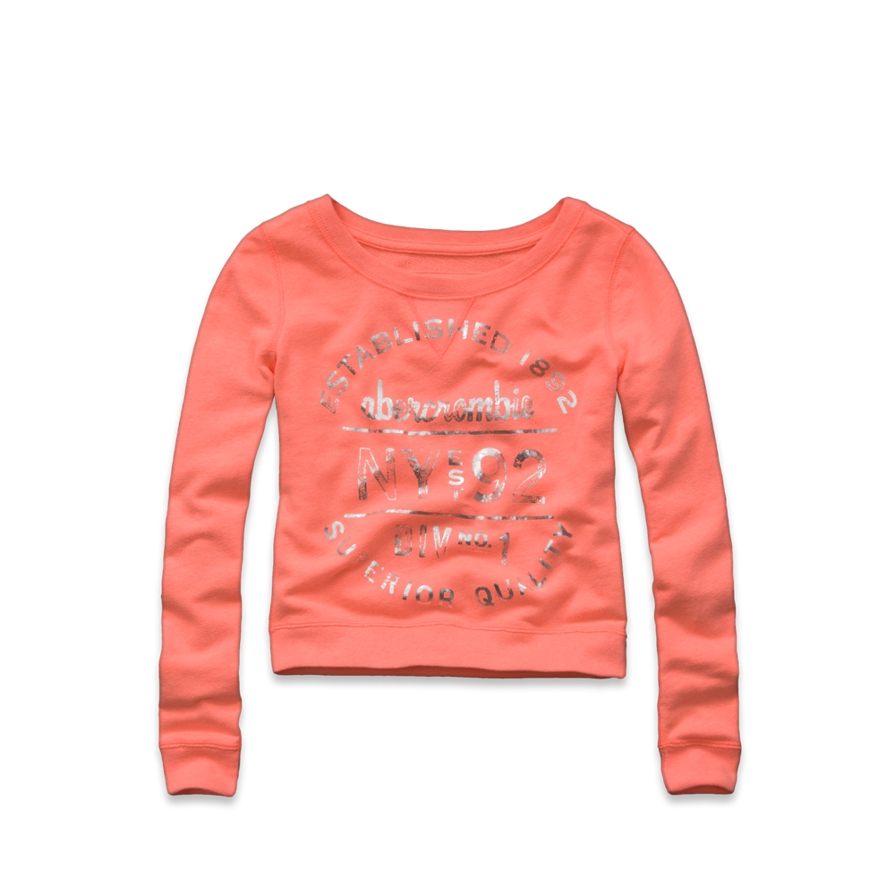 girls evette shine sweatshirt