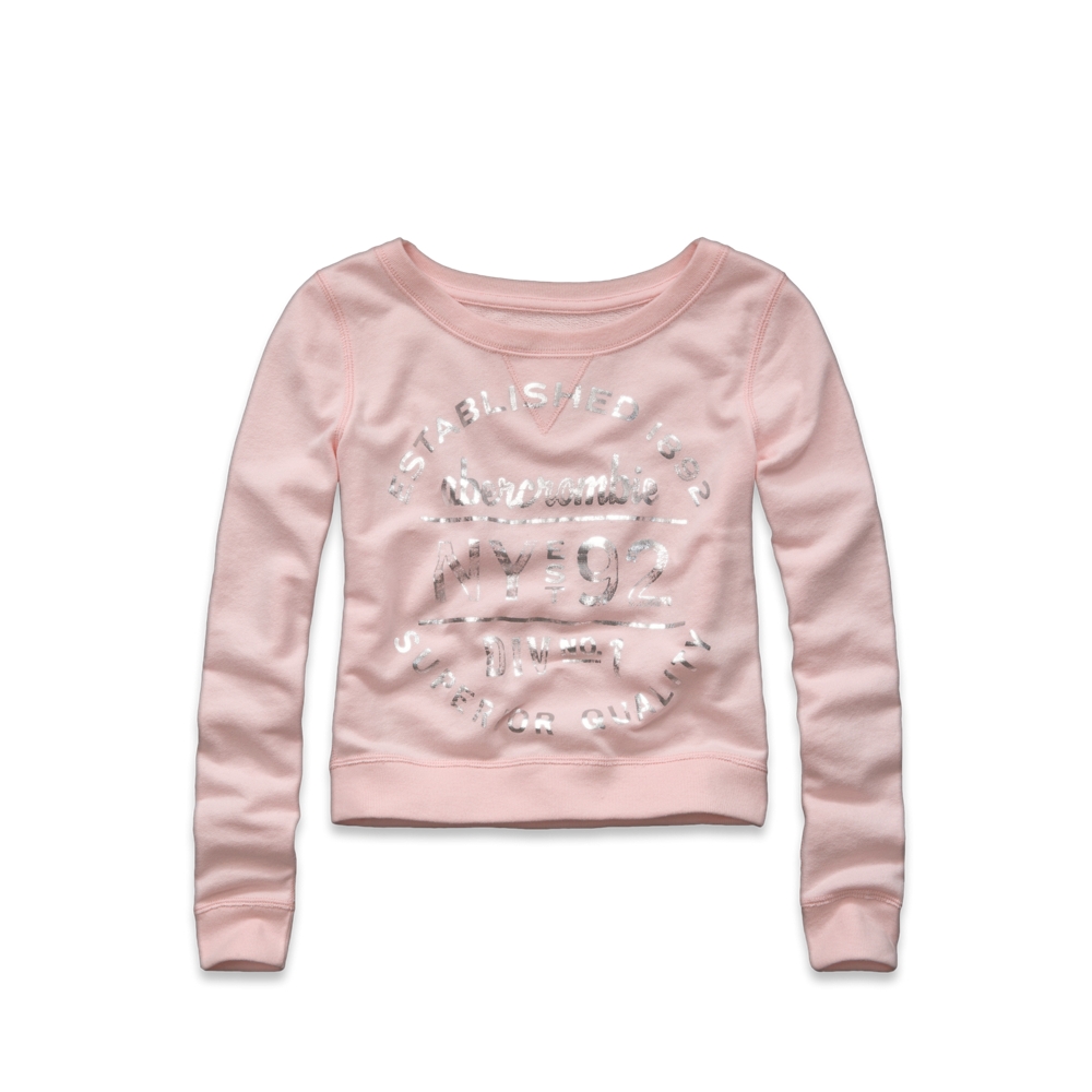 girls evette shine sweatshirt