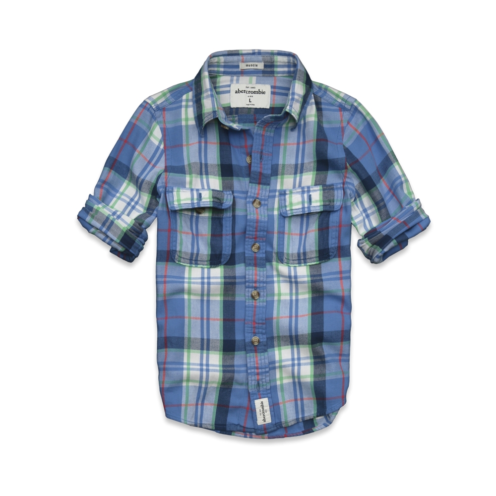 guys lake placid twill shirt
