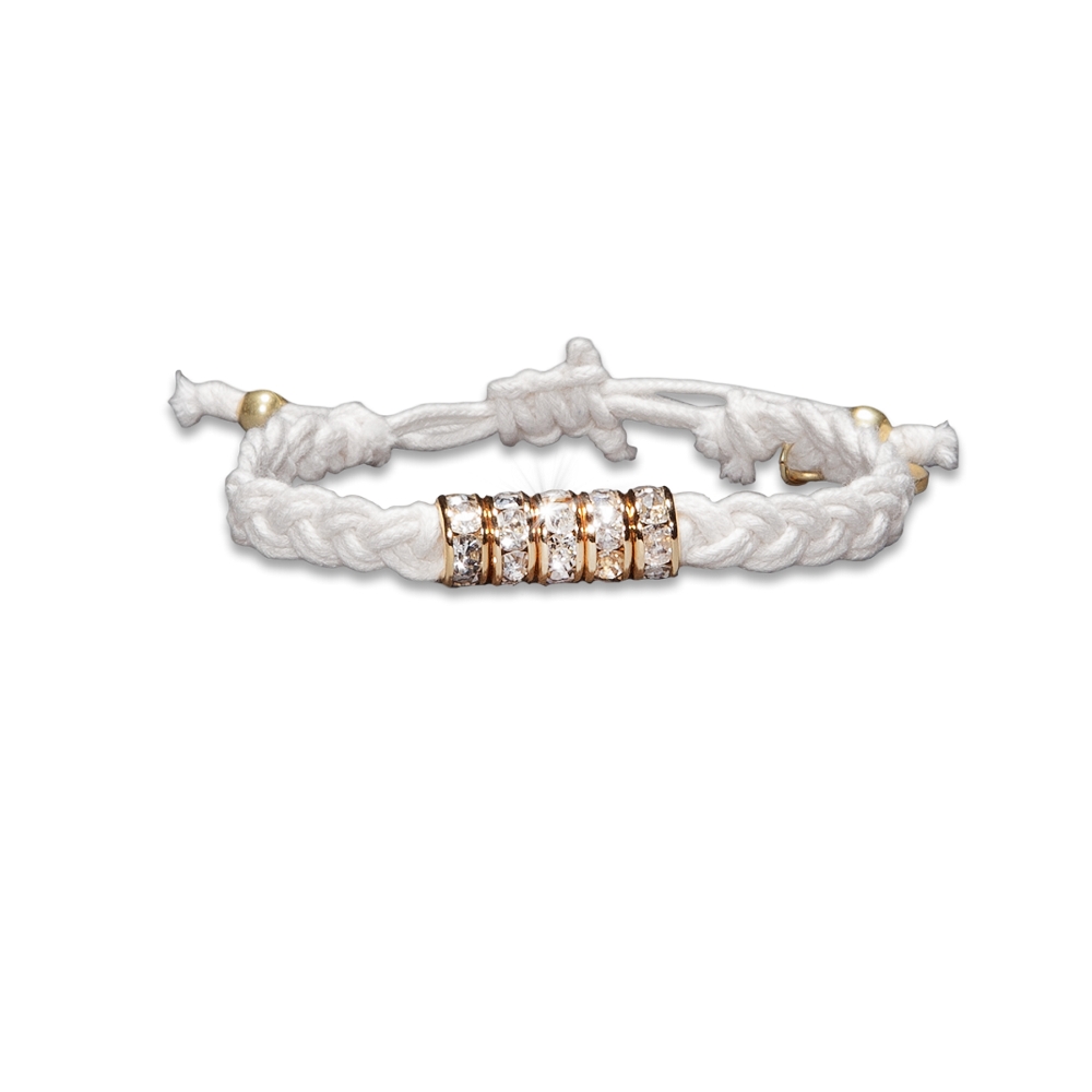 girls braided shine bracelet