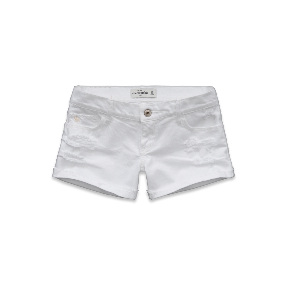 girls a&f midi length shorts