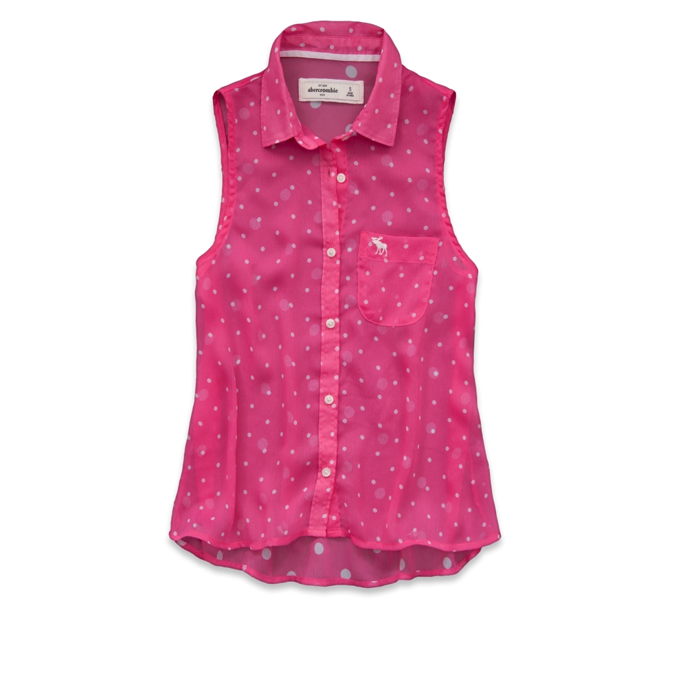 girls carissa chiffon shirt