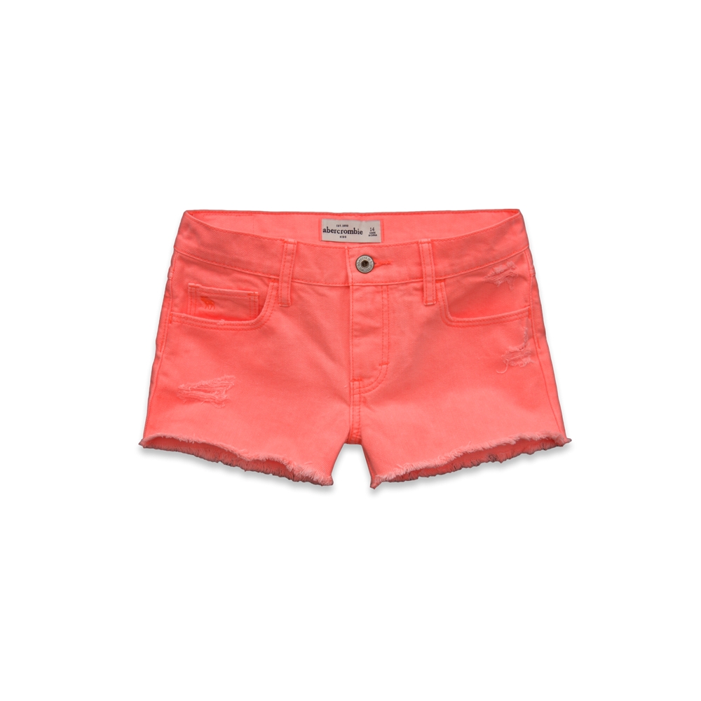 girls a&f high rise shorts
