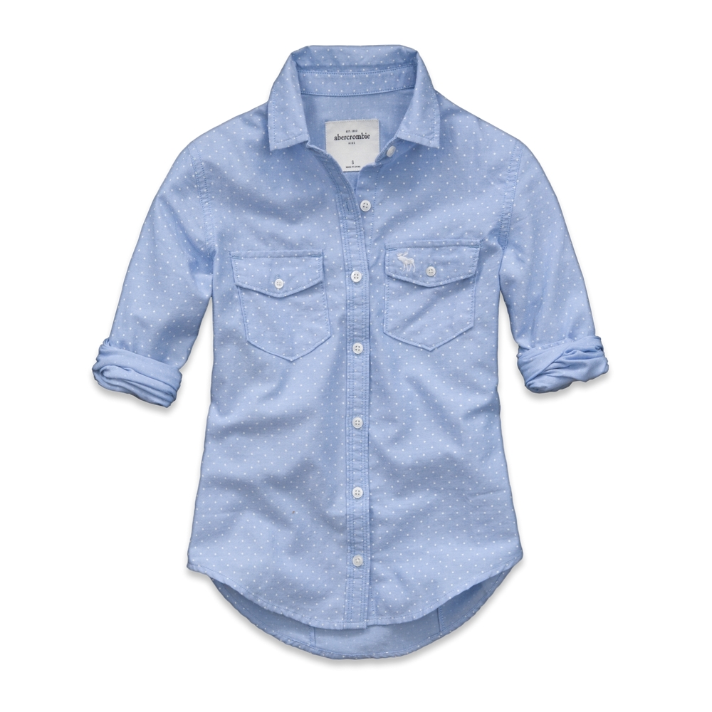 girls trisha dot shirt