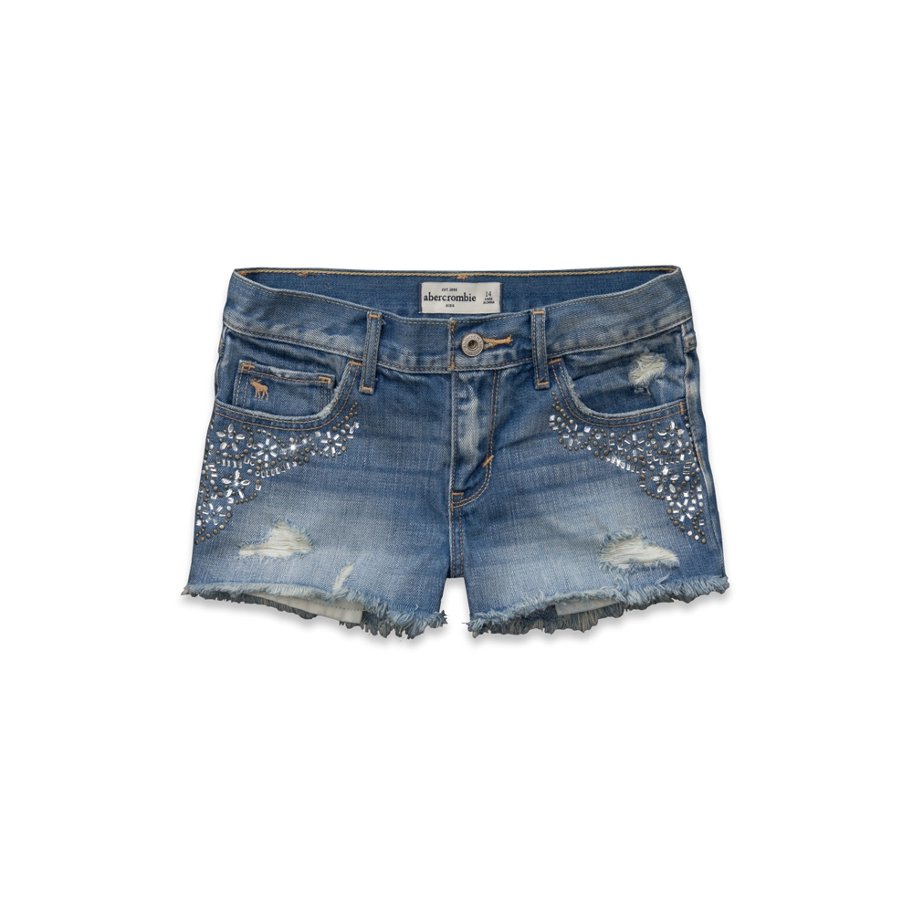 girls a&f high rise shorts