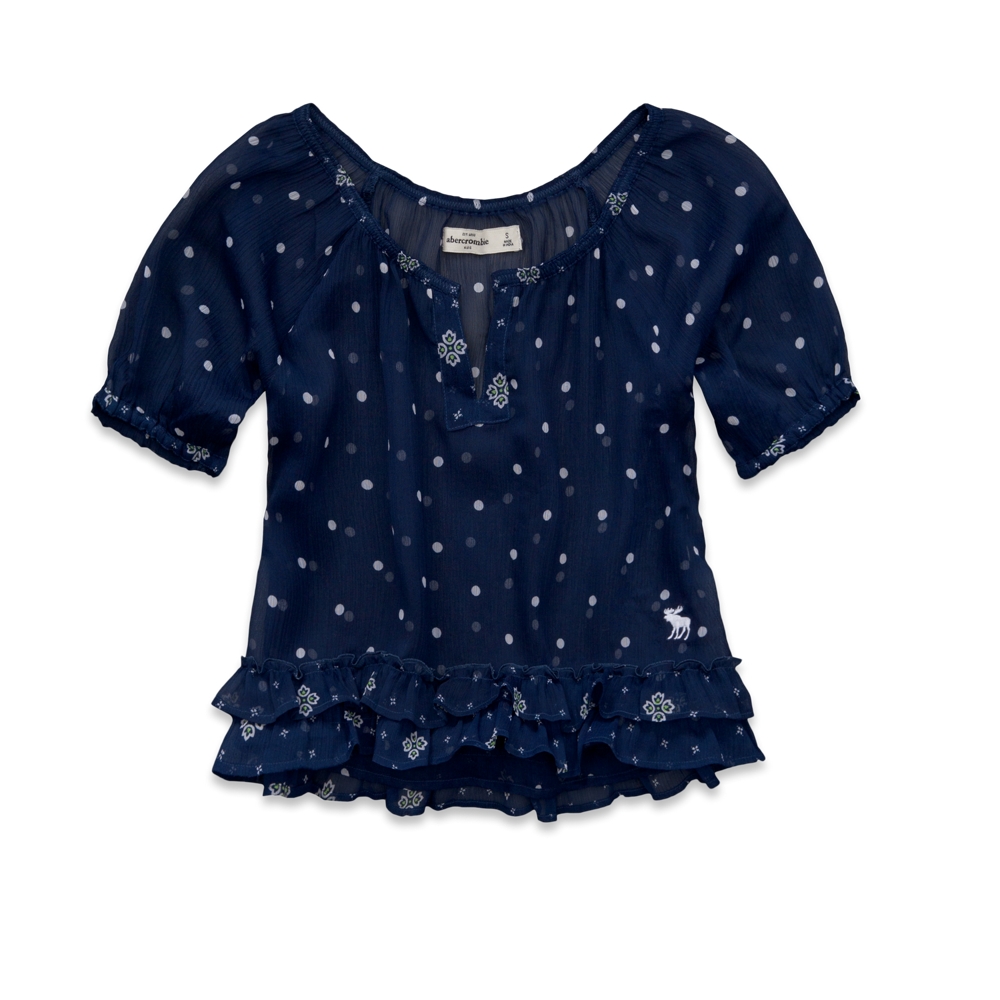 girls madeline chiffon top