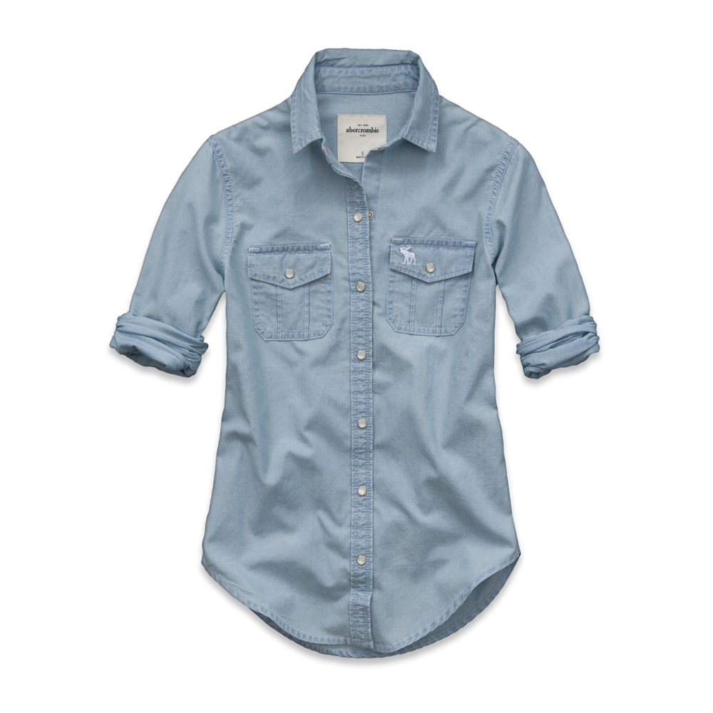 girls haven chambray shirt