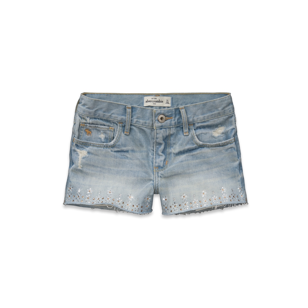 girls a&f high rise shorts