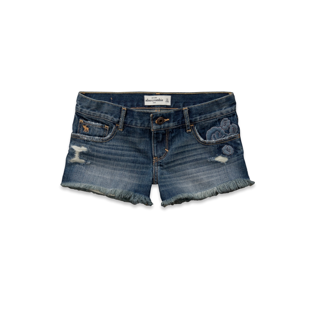 girls a&f low rise shorts