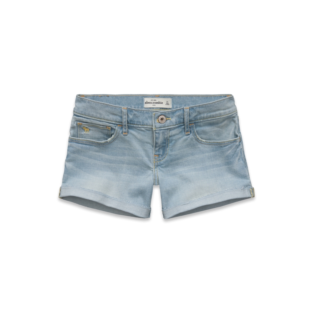 girls a&f midi length shorts