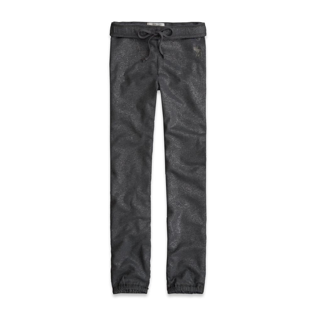 girls a&f banded boyfriend sweatpants