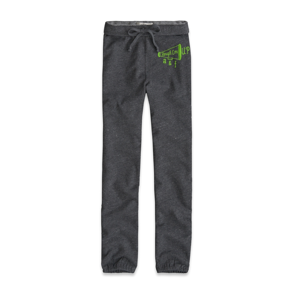 girls a&f banded boyfriend sweatpants