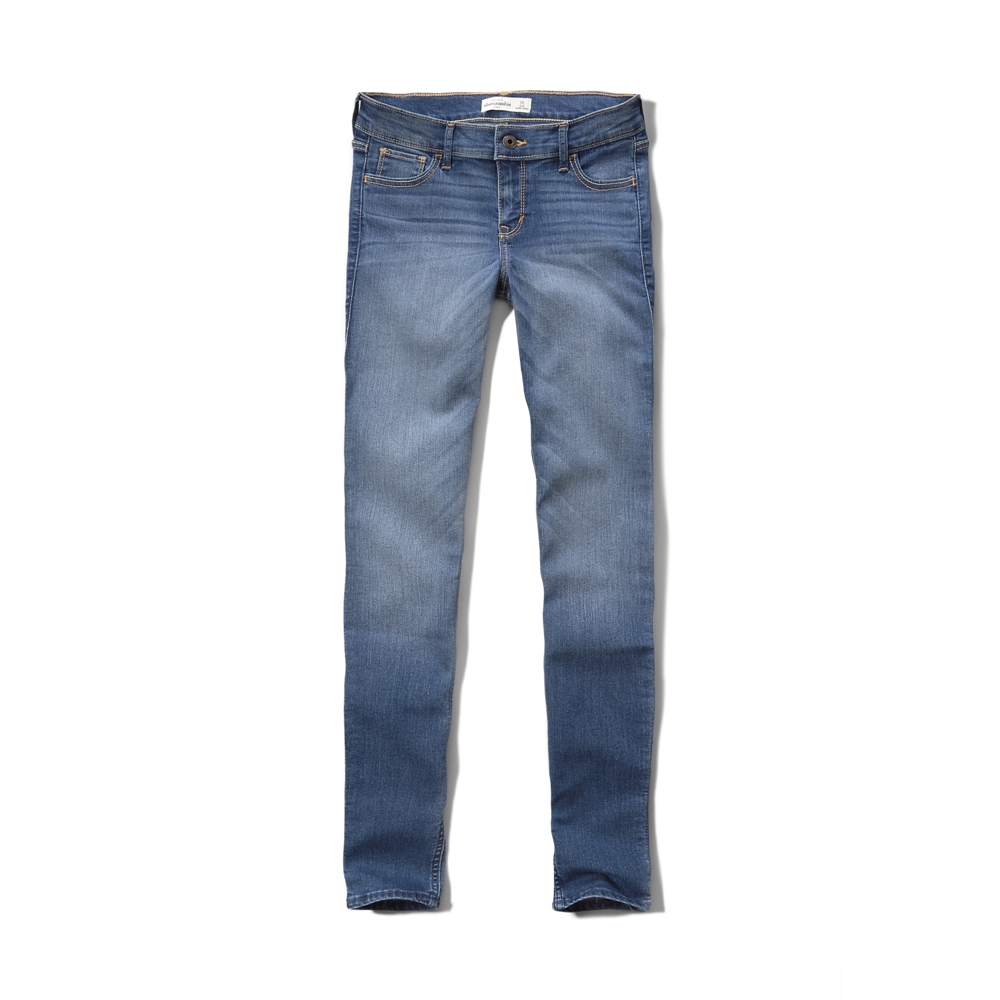 girls a&f super skinny jeans