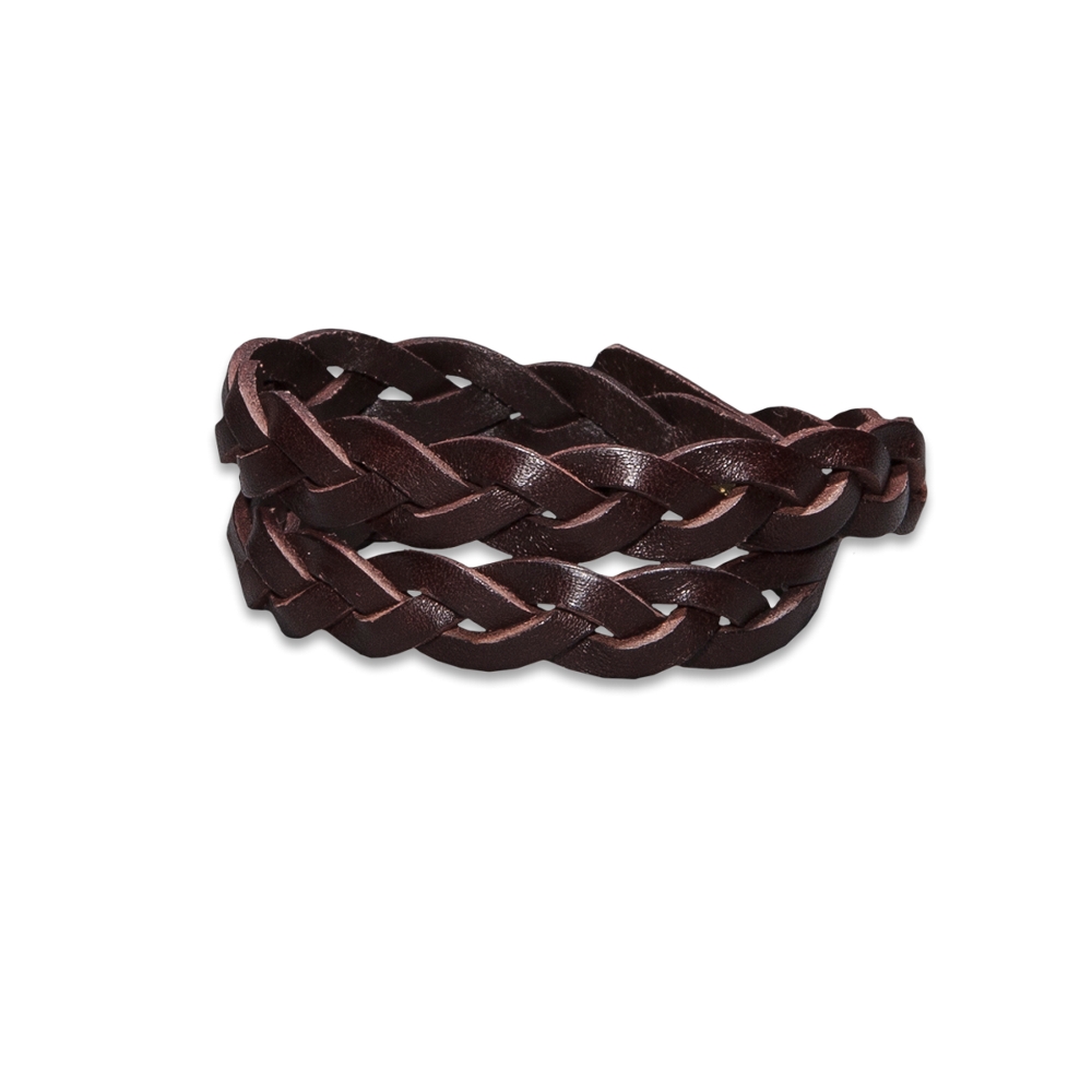 girls braided leather bracelet