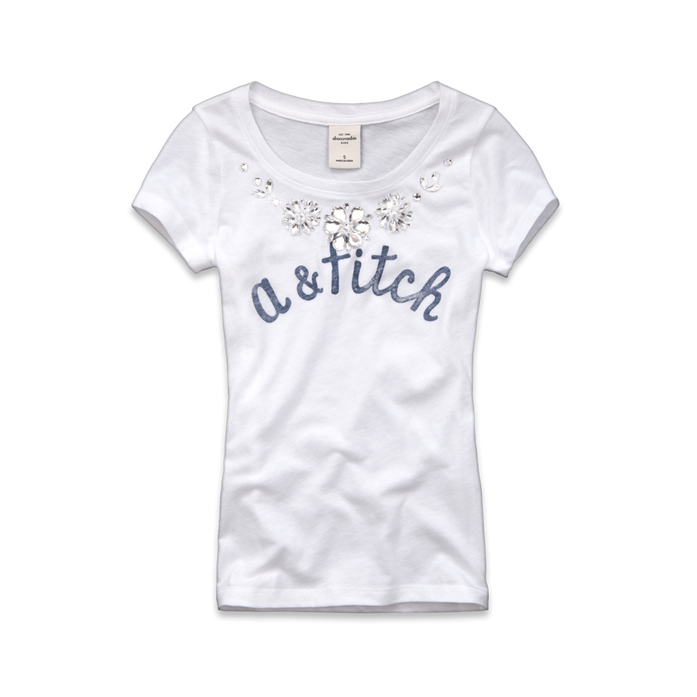 girls beth embellished tee