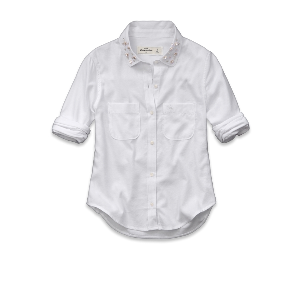 girls harper shine collar shirt