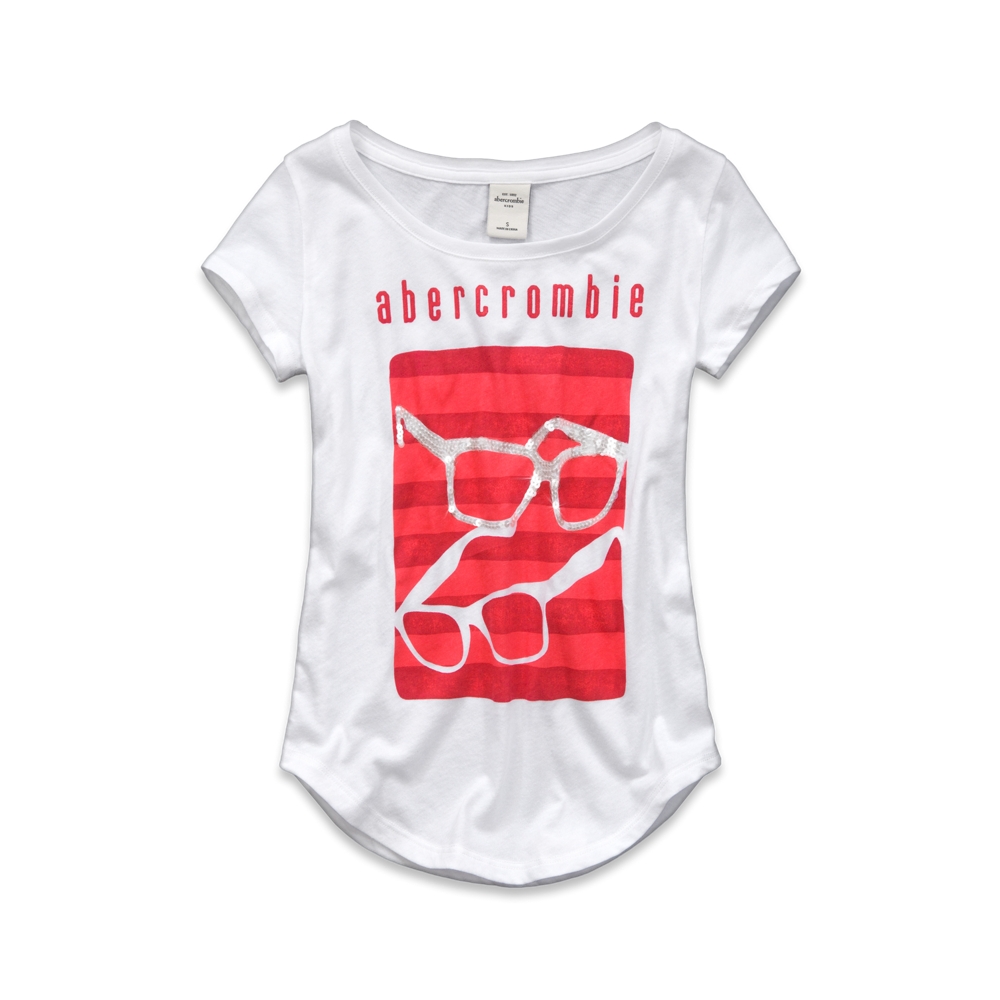 girls abra embellished tee
