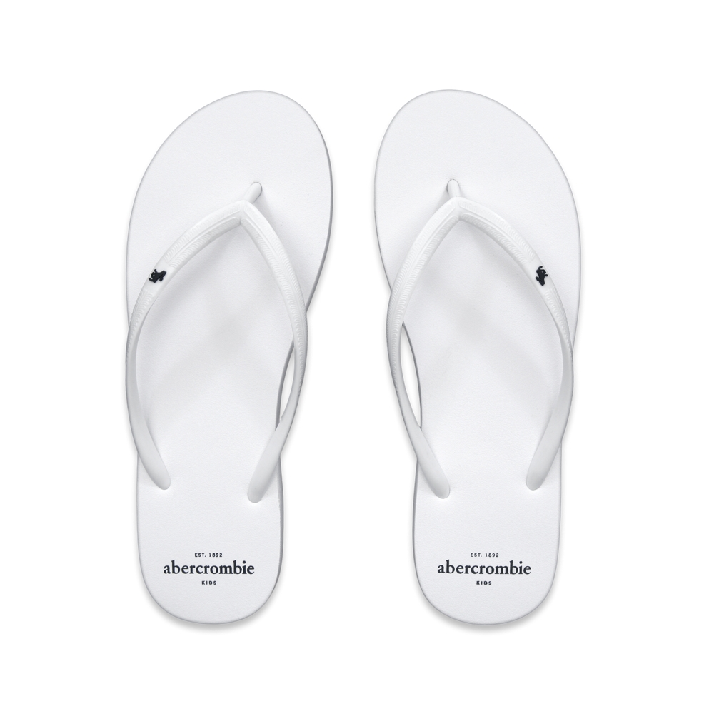 girls classic flip flops