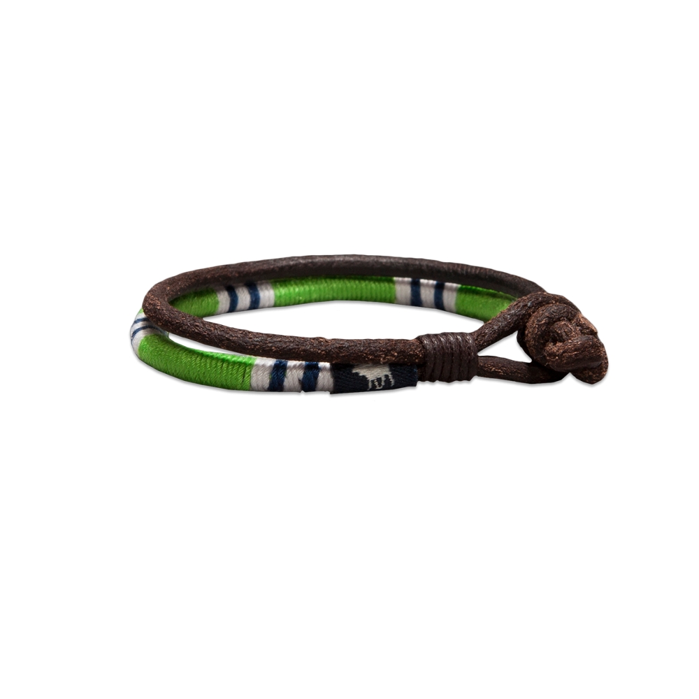 guys vintage wrapped bracelet