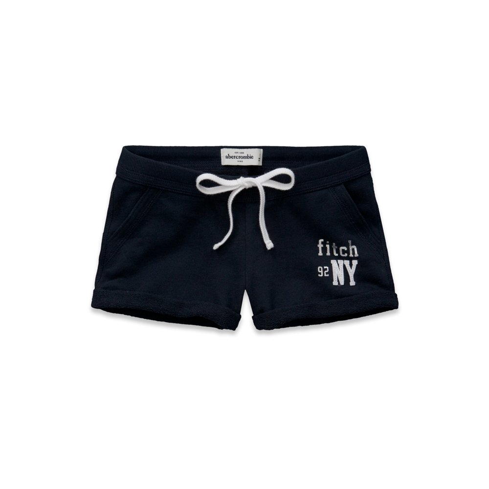 girls a&f rolled hem shorts
