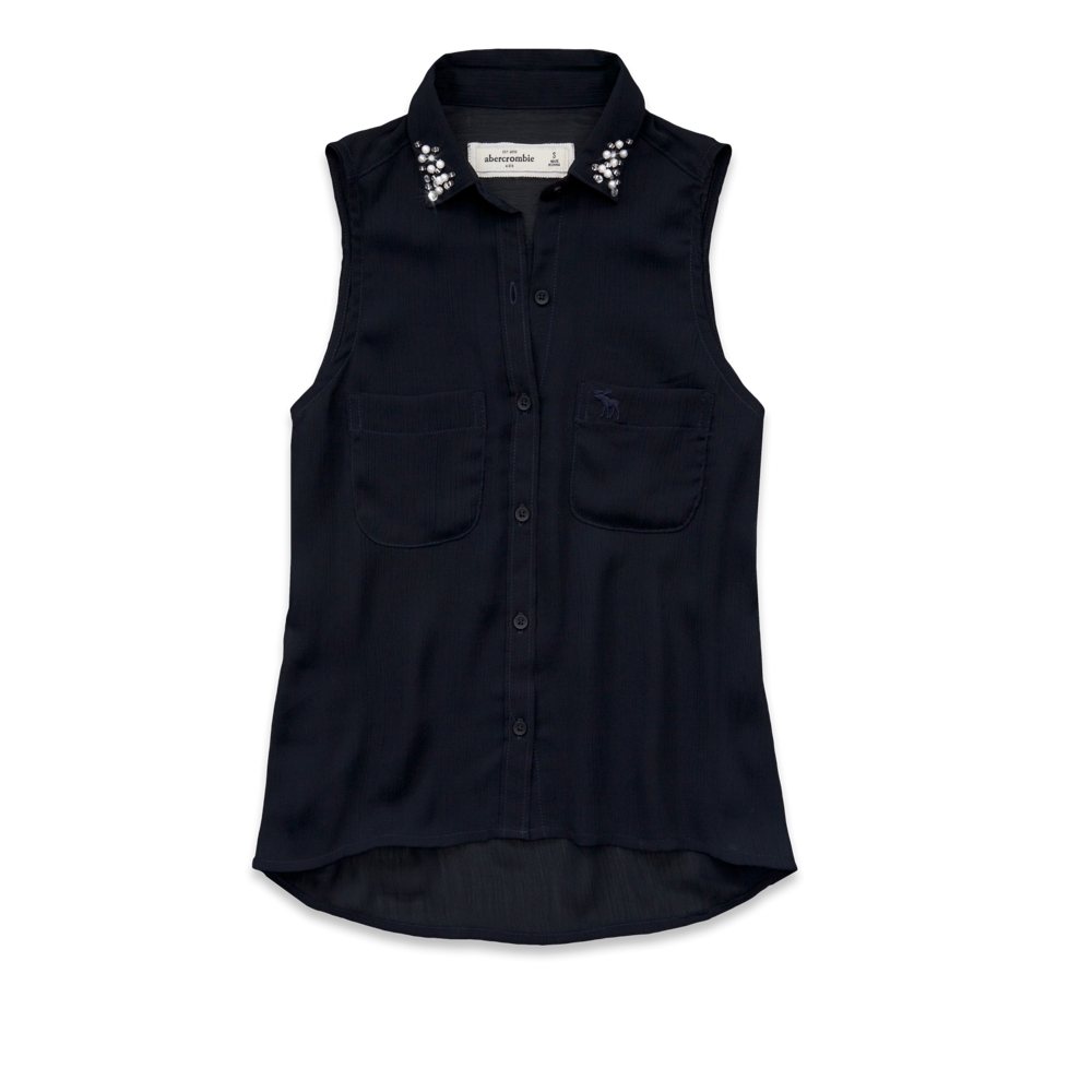 girls jordan shine collar chiffon shirt
