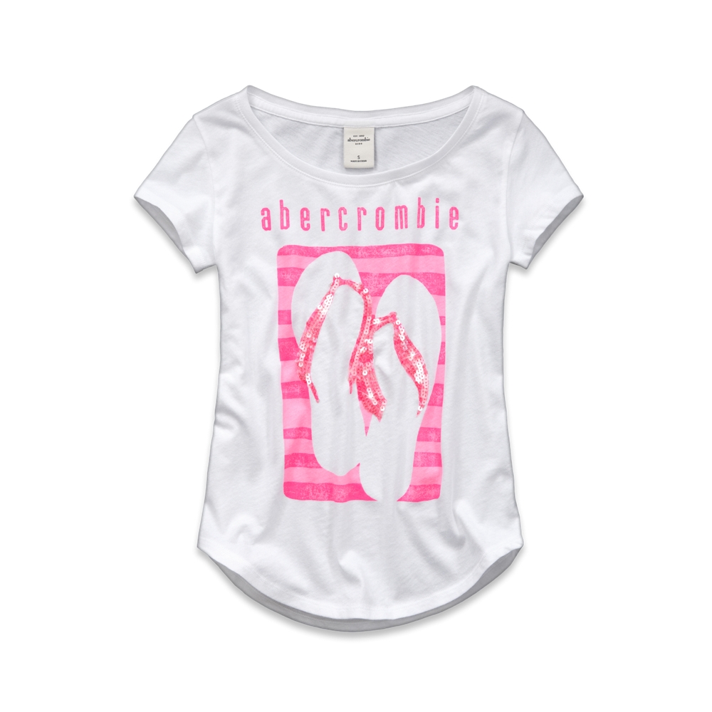 girls abra embellished tee