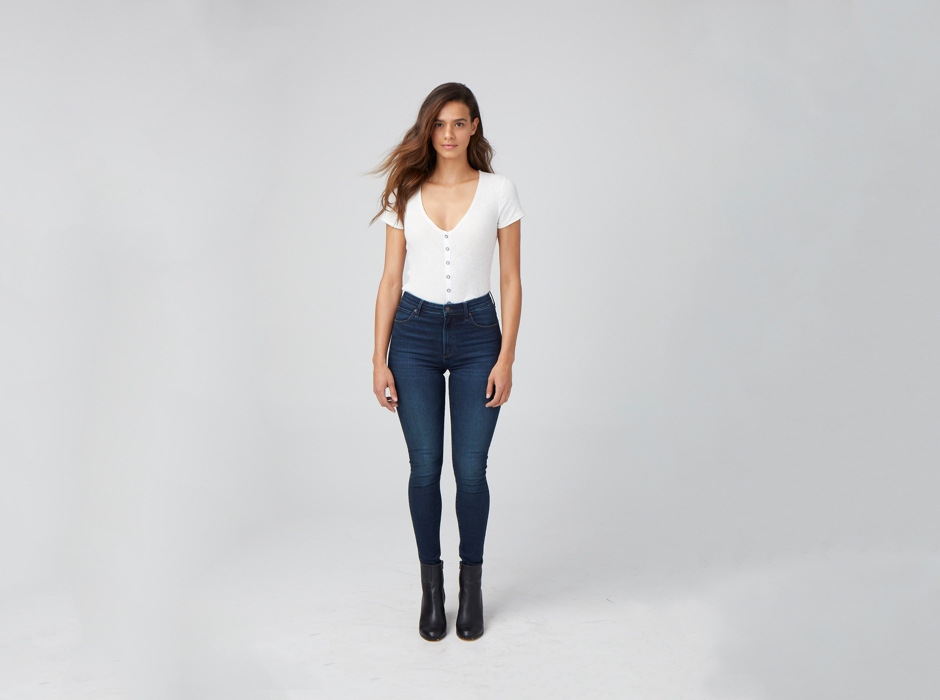 Mid Rise Super Skinny Ankle Jeans 