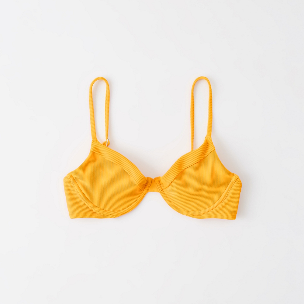 yellow swimsuit top