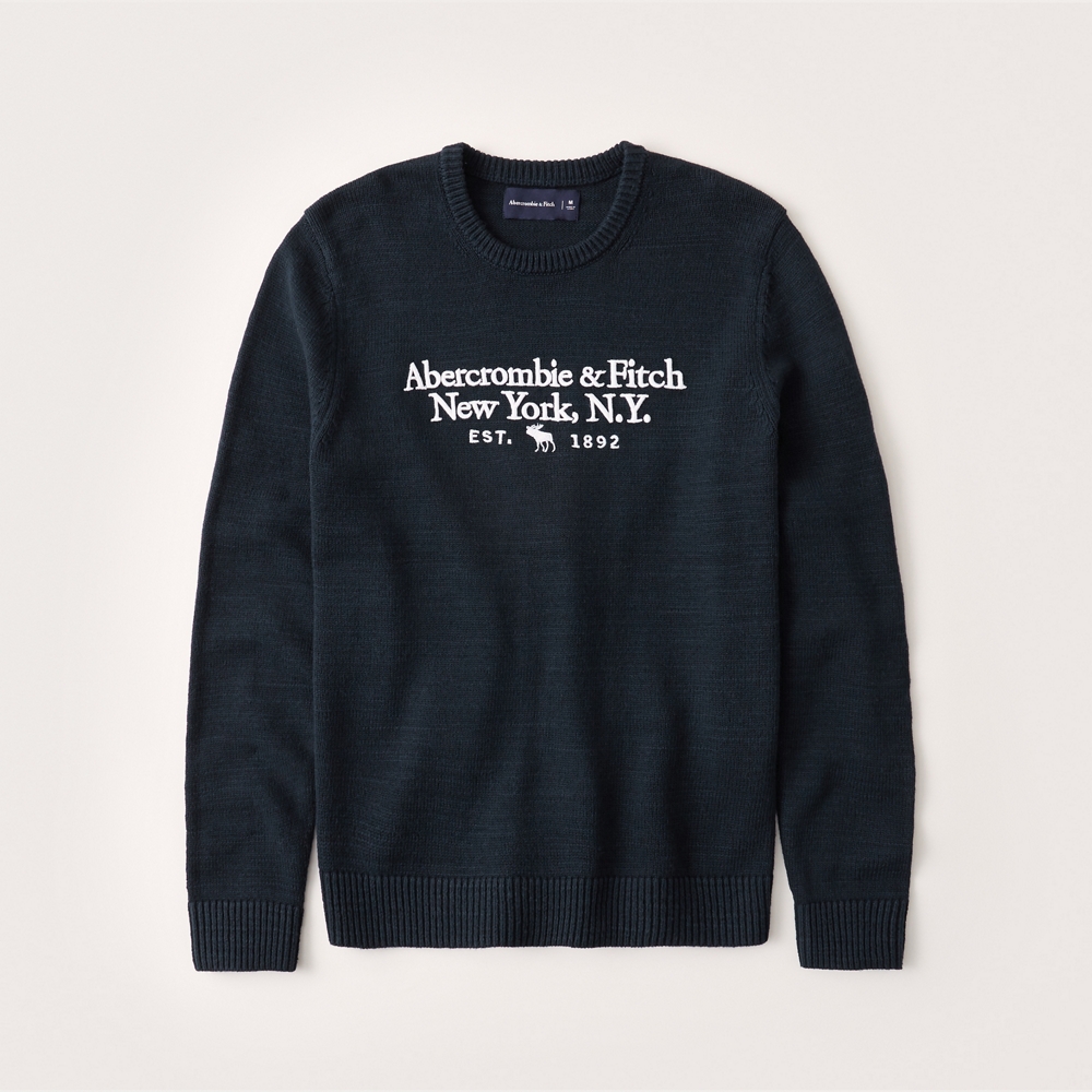 abercrombie grey sweater