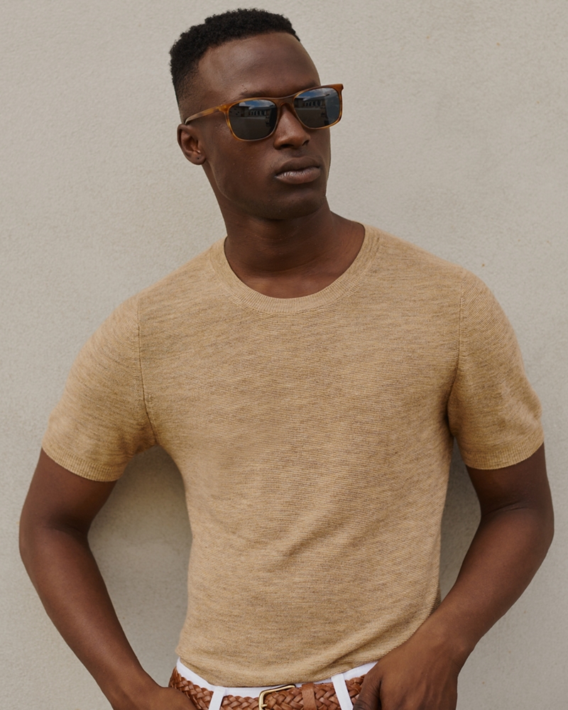 camiseta punto hombre