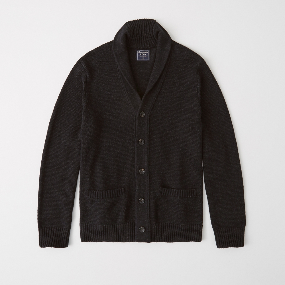 abercrombie and fitch mens cardigan