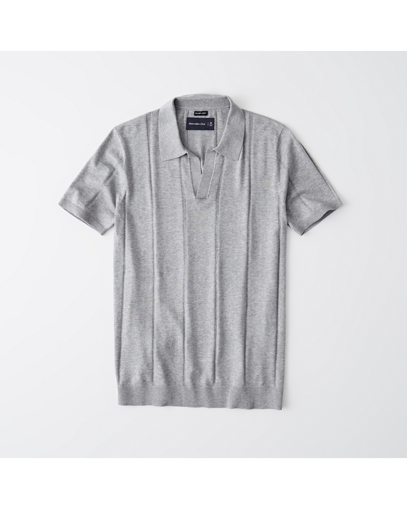 Mens Johnny Collar Polo | Mens Tops | Abercrombie.com