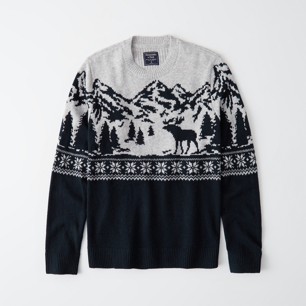 abercrombie moose sweater